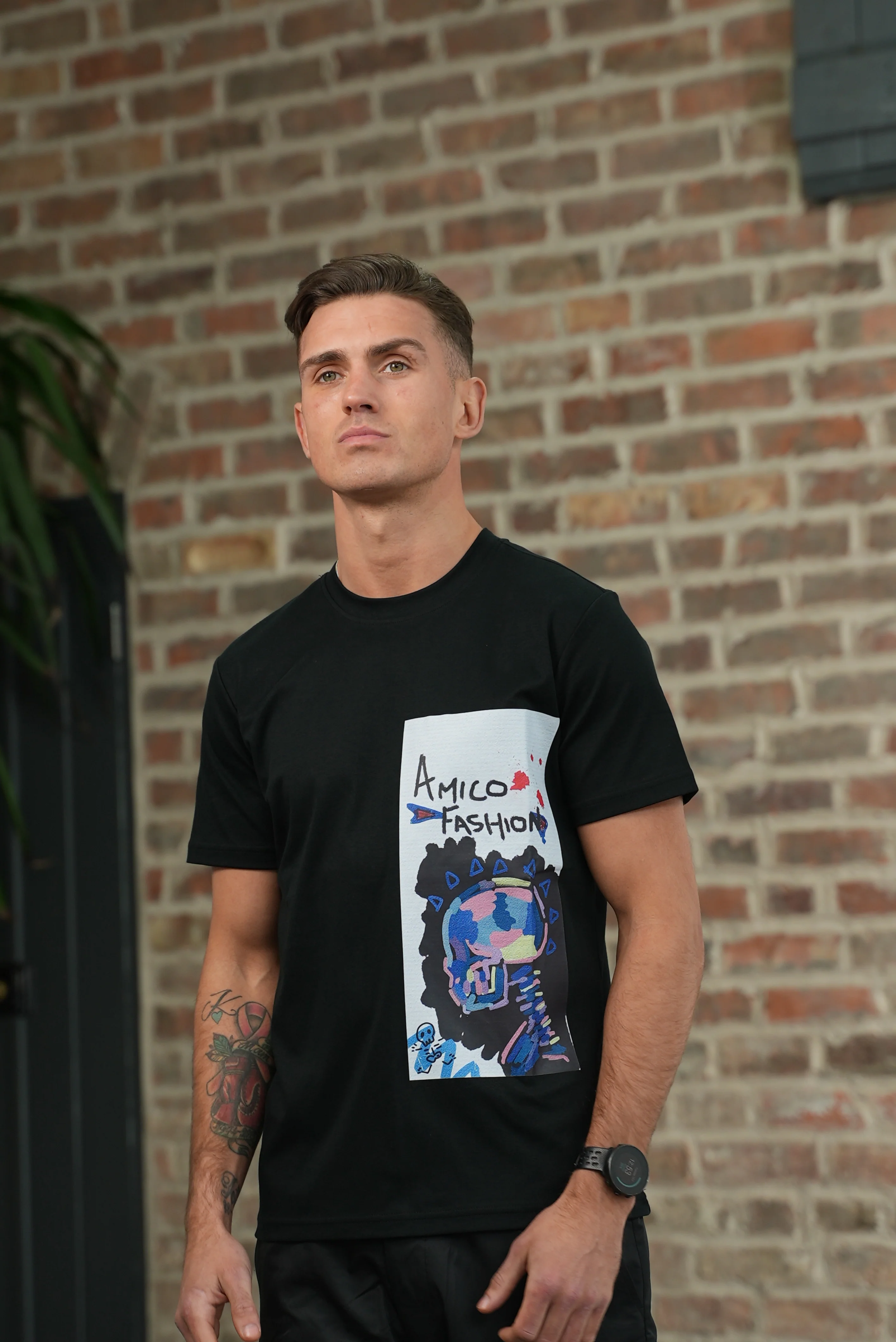 Amico Pastel Skull Tee - Image 3