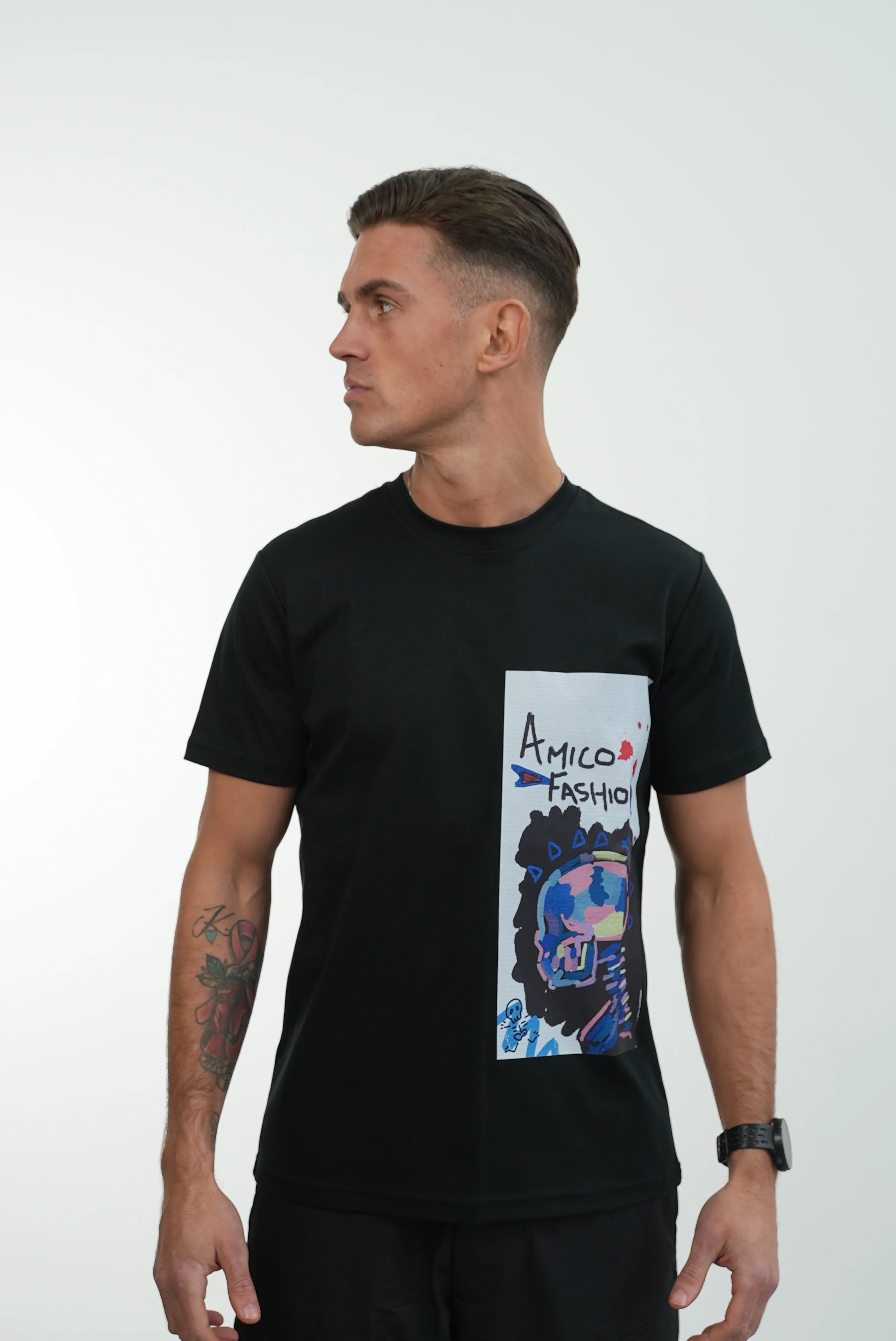 Amico Pastel Skull Tee - Image 4