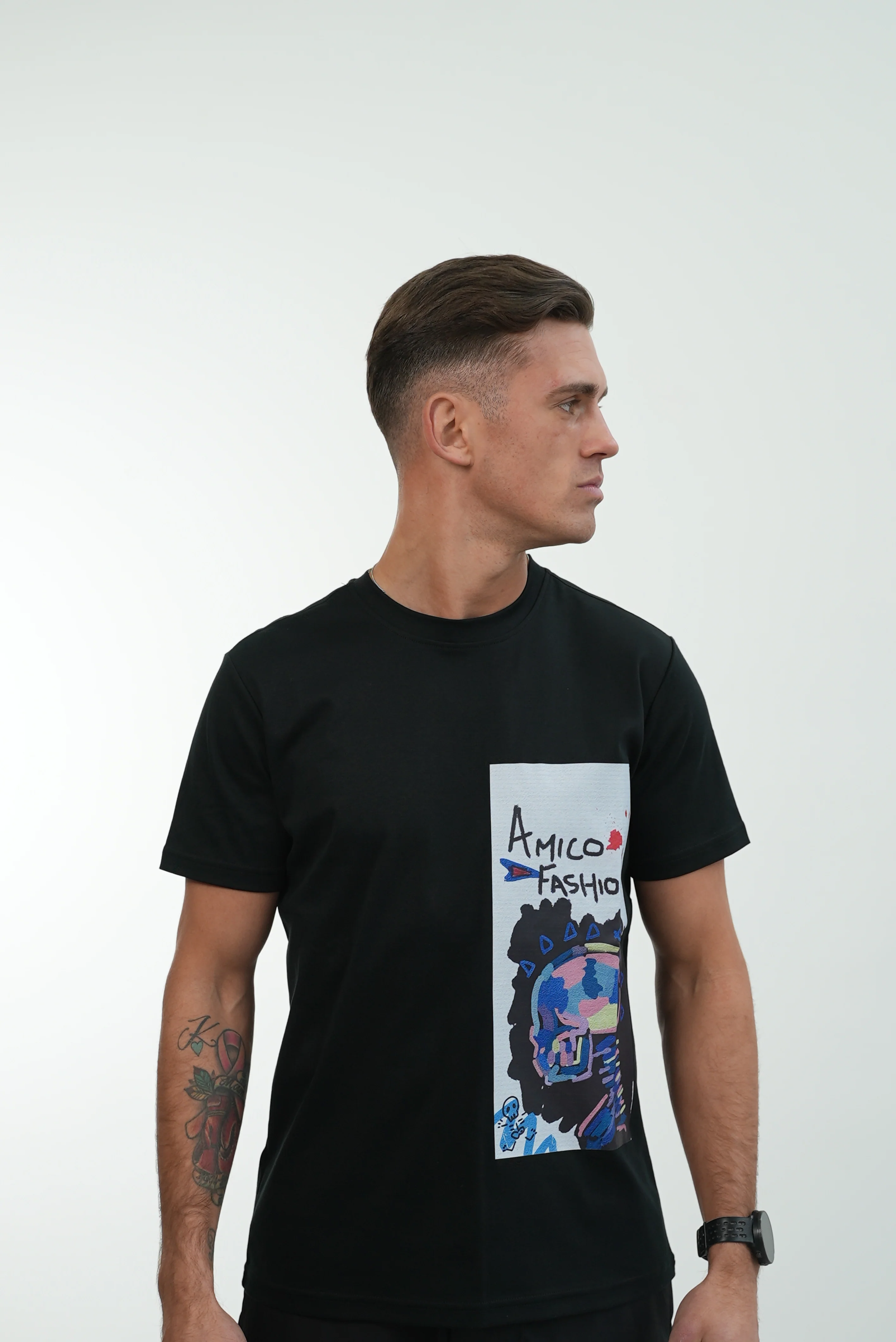 Amico Pastel Skull Tee - Image 5