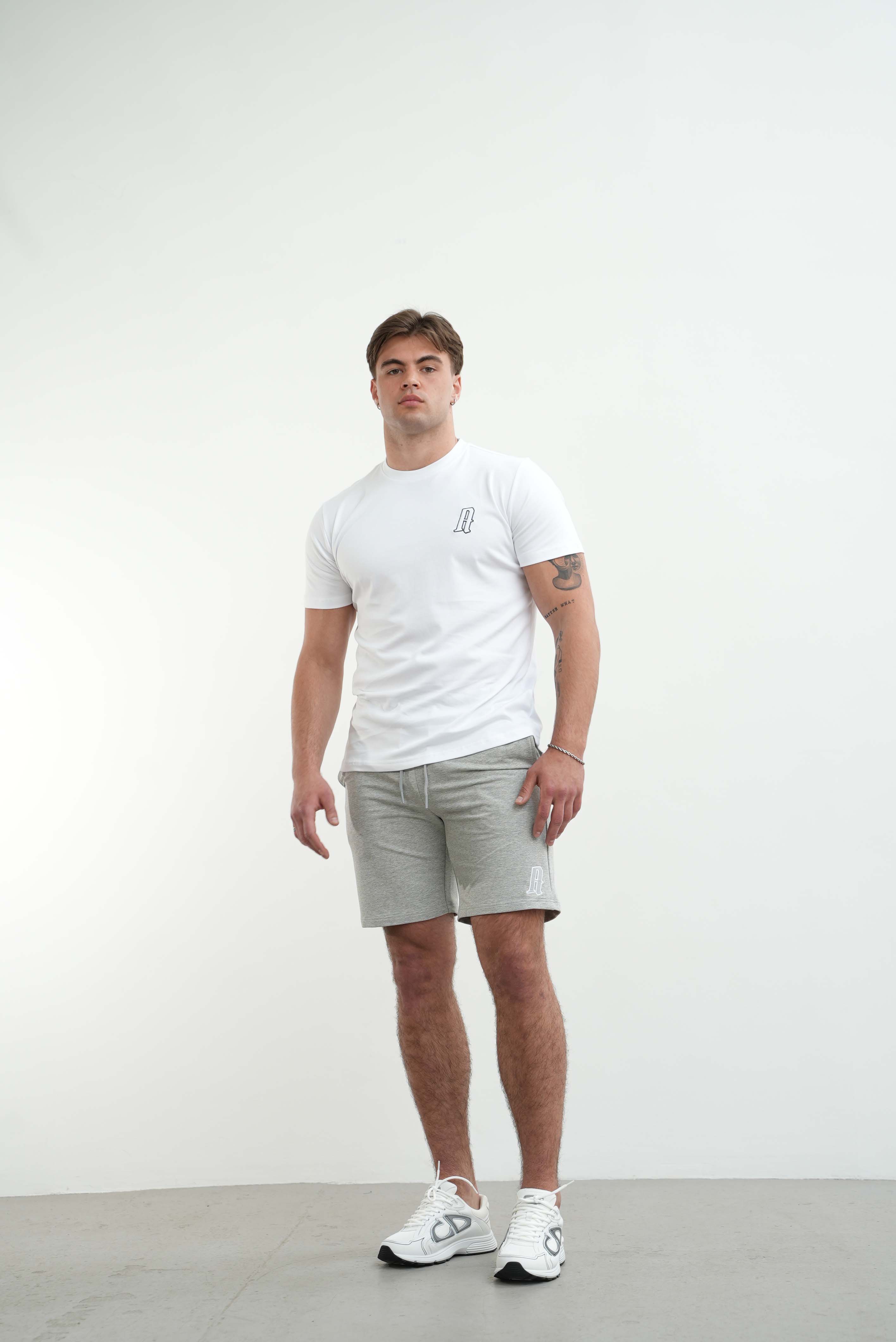 Amico embroidery luxury Tee White - Image 11