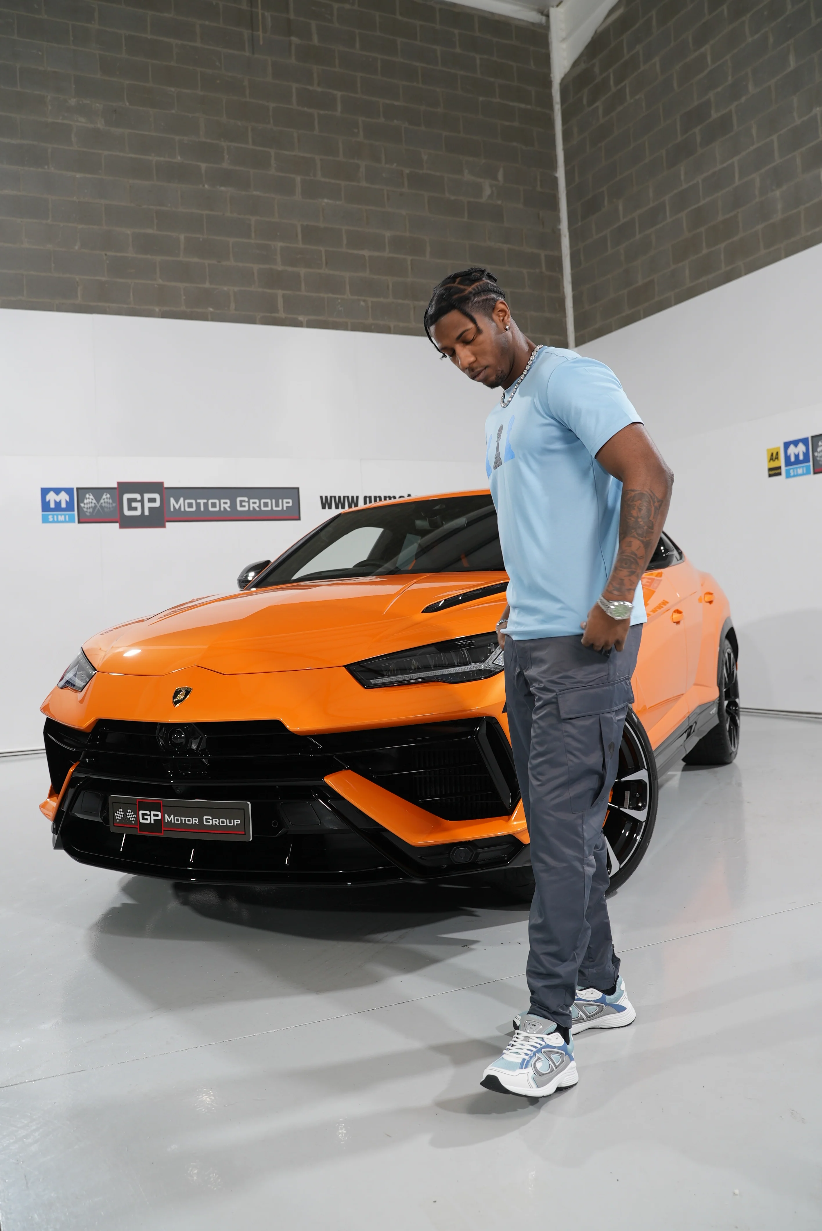 Amico Tri-Pawn Baby Blue Blue/Black Tee - Image 14