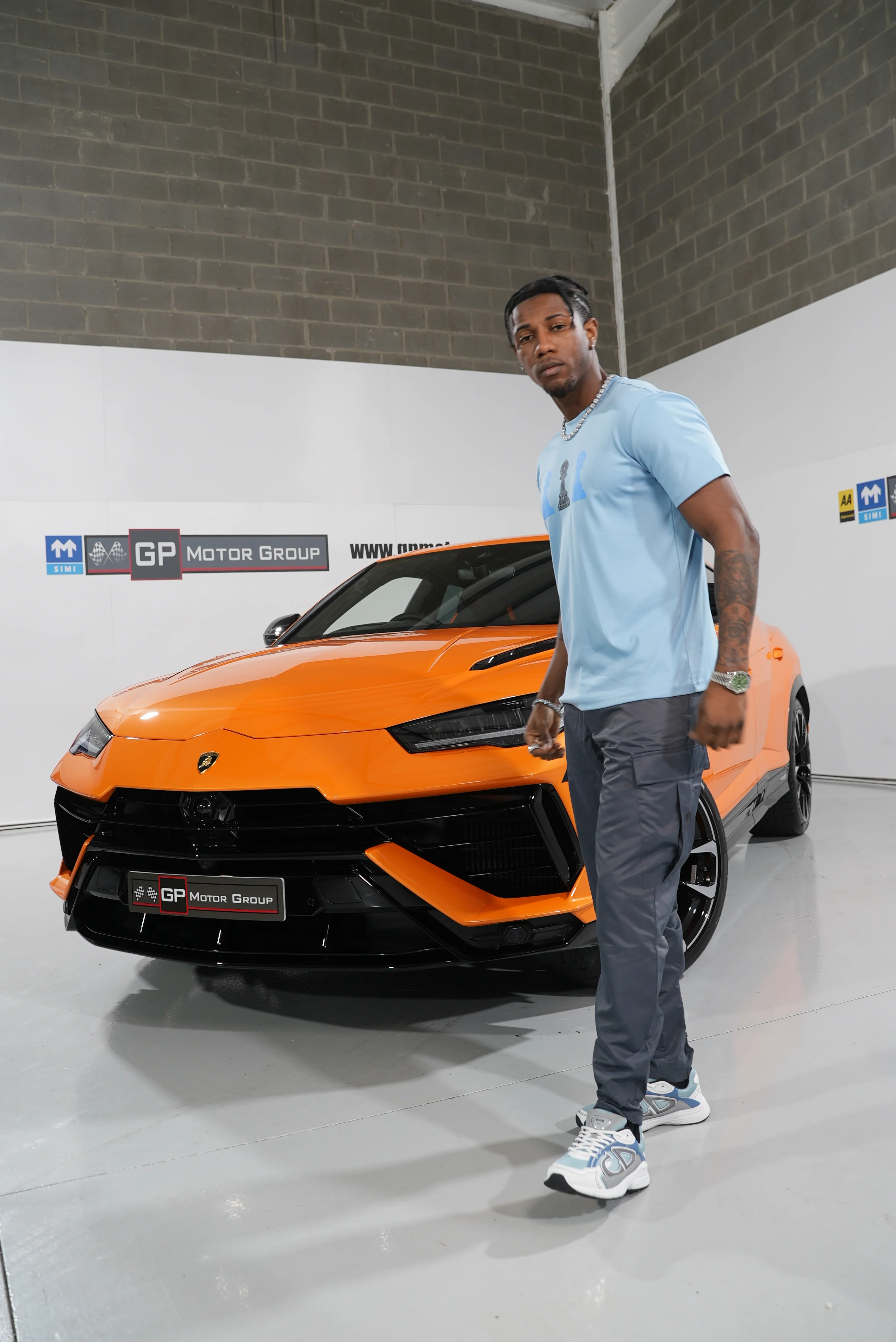 Amico Tri-Pawn Baby Blue Blue/Black Tee - Image 16