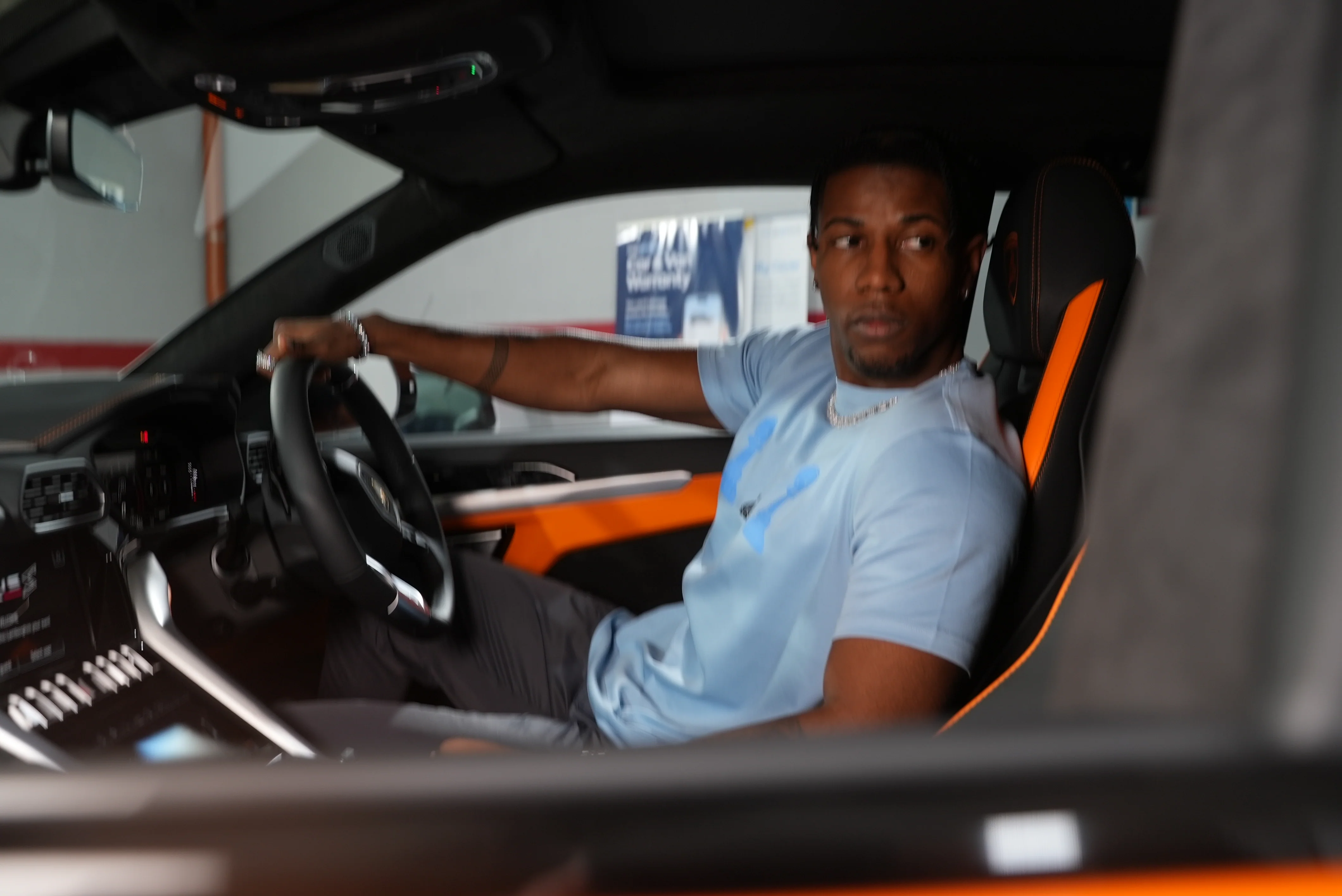 Amico Tri-Pawn Baby Blue Blue/Black Tee - Image 17