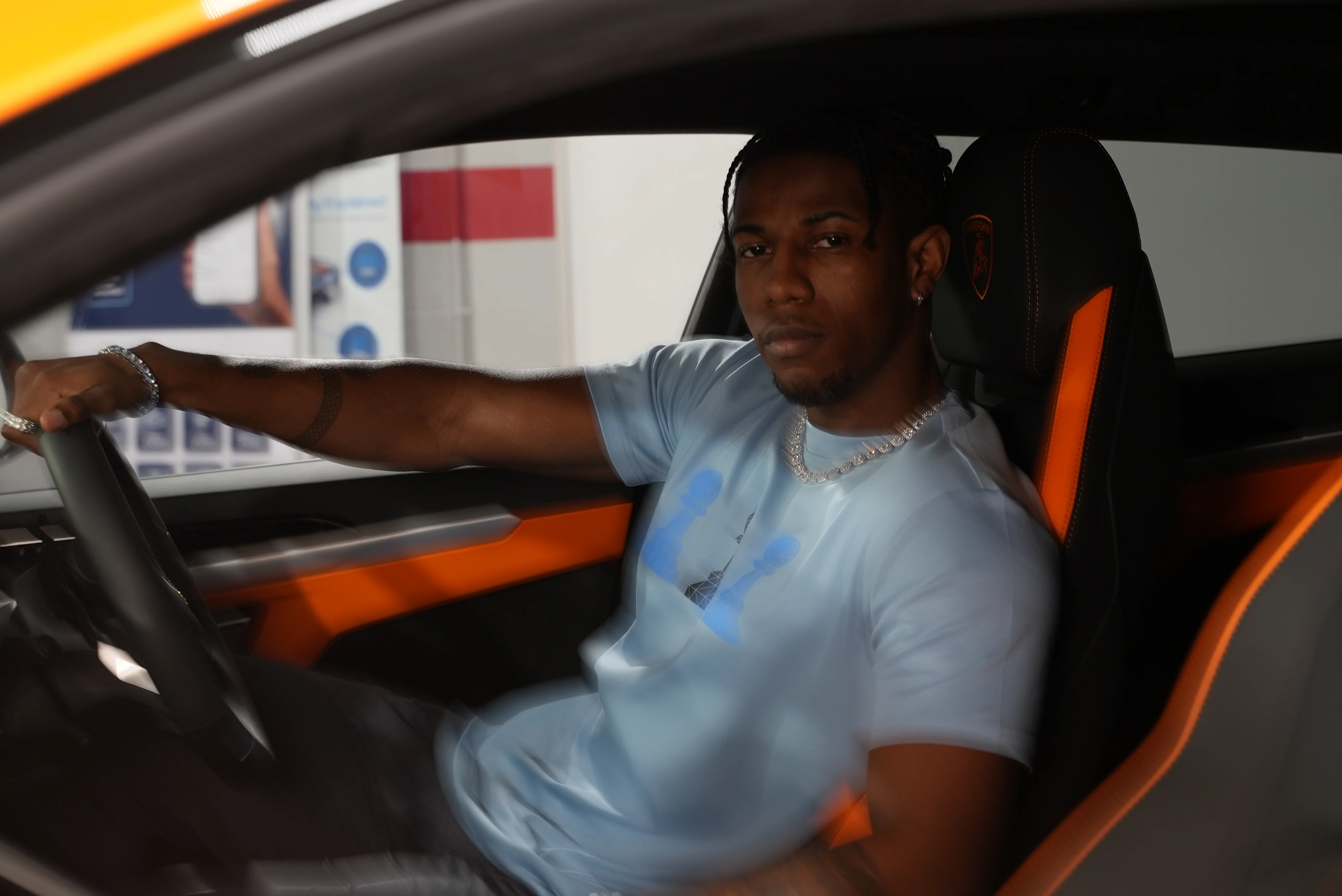 Amico Tri-Pawn Baby Blue Blue/Black Tee - Image 18