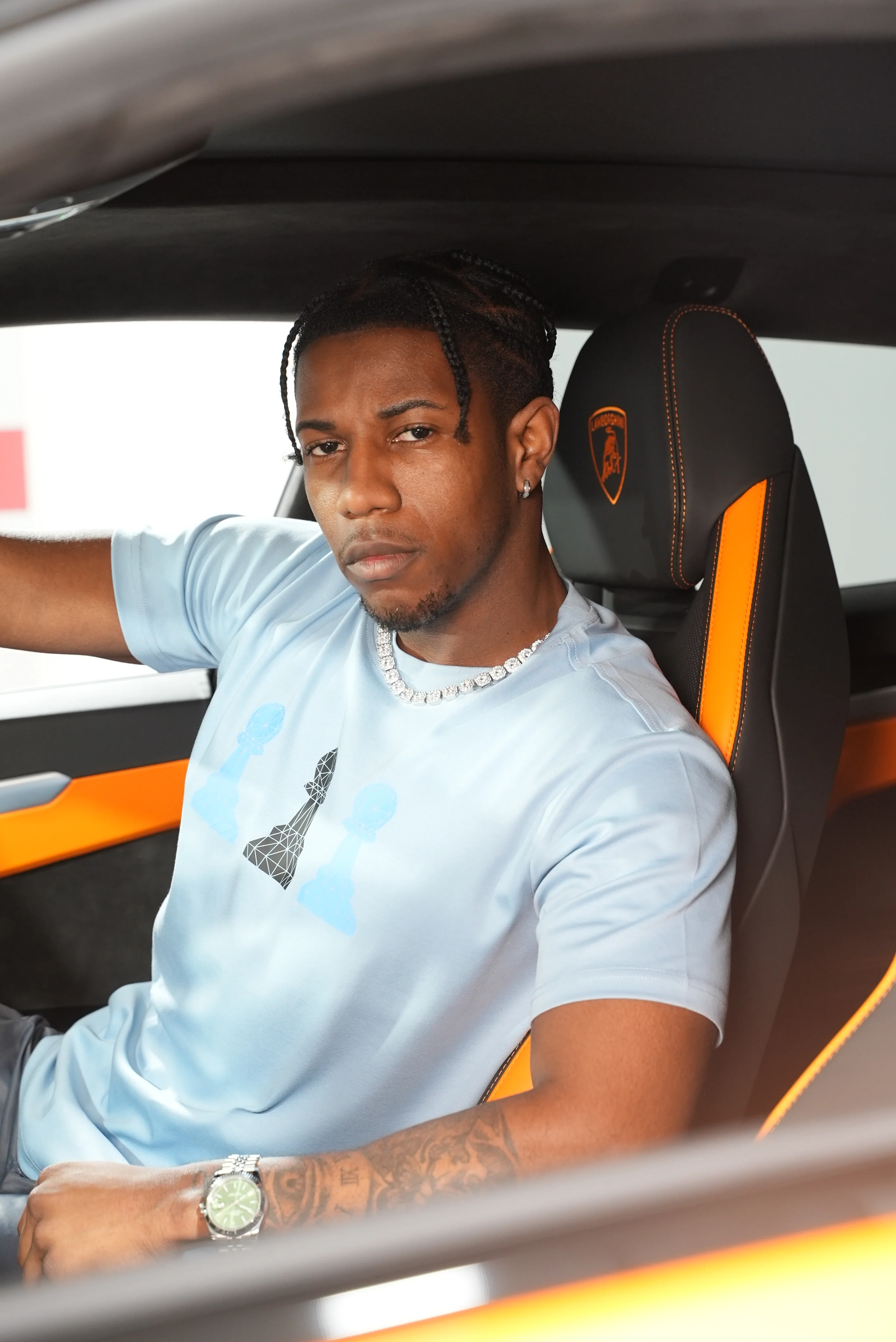 Amico Tri-Pawn Baby Blue Blue/Black Tee - Image 22