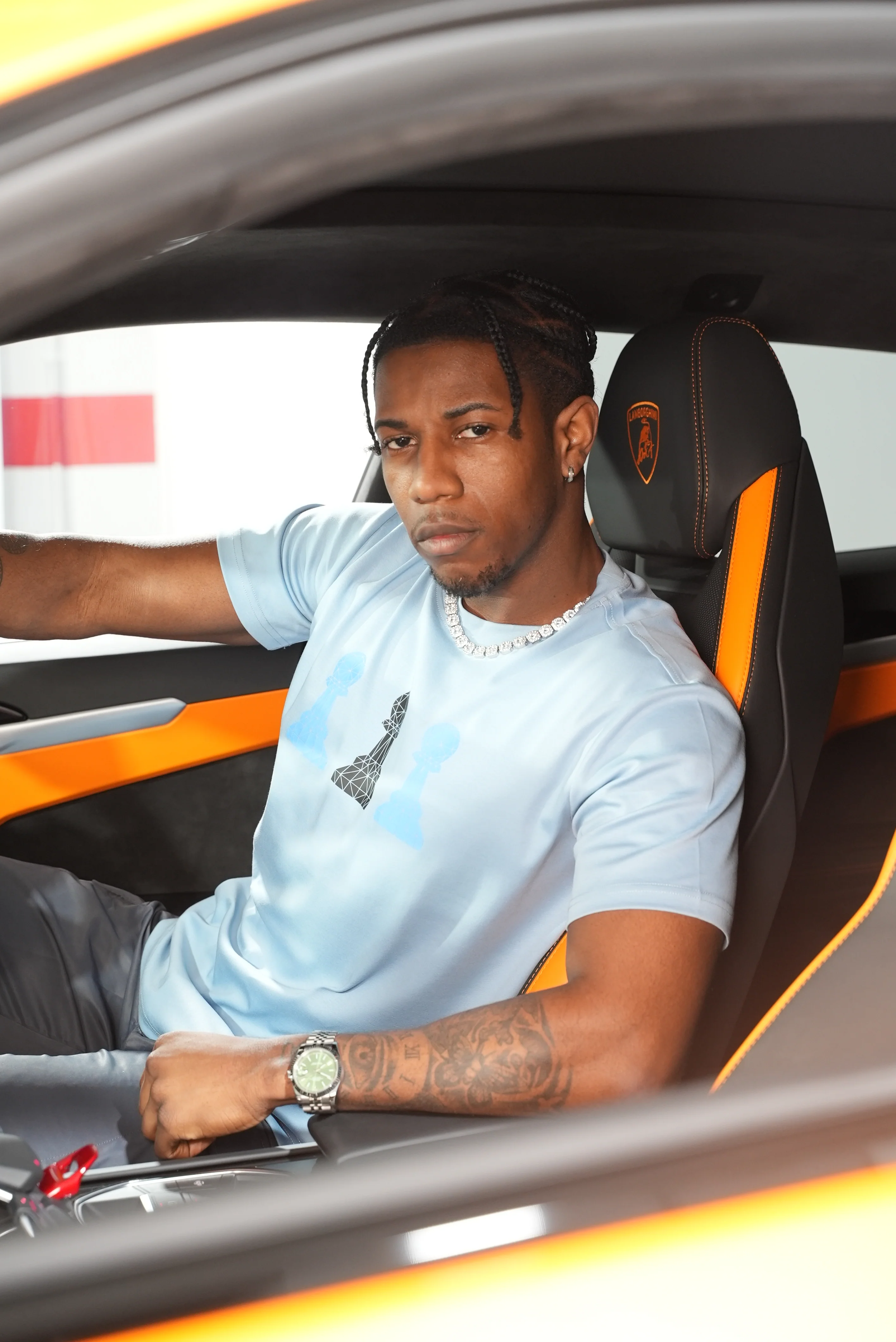 Amico Tri-Pawn Baby Blue Blue/Black Tee - Image 23