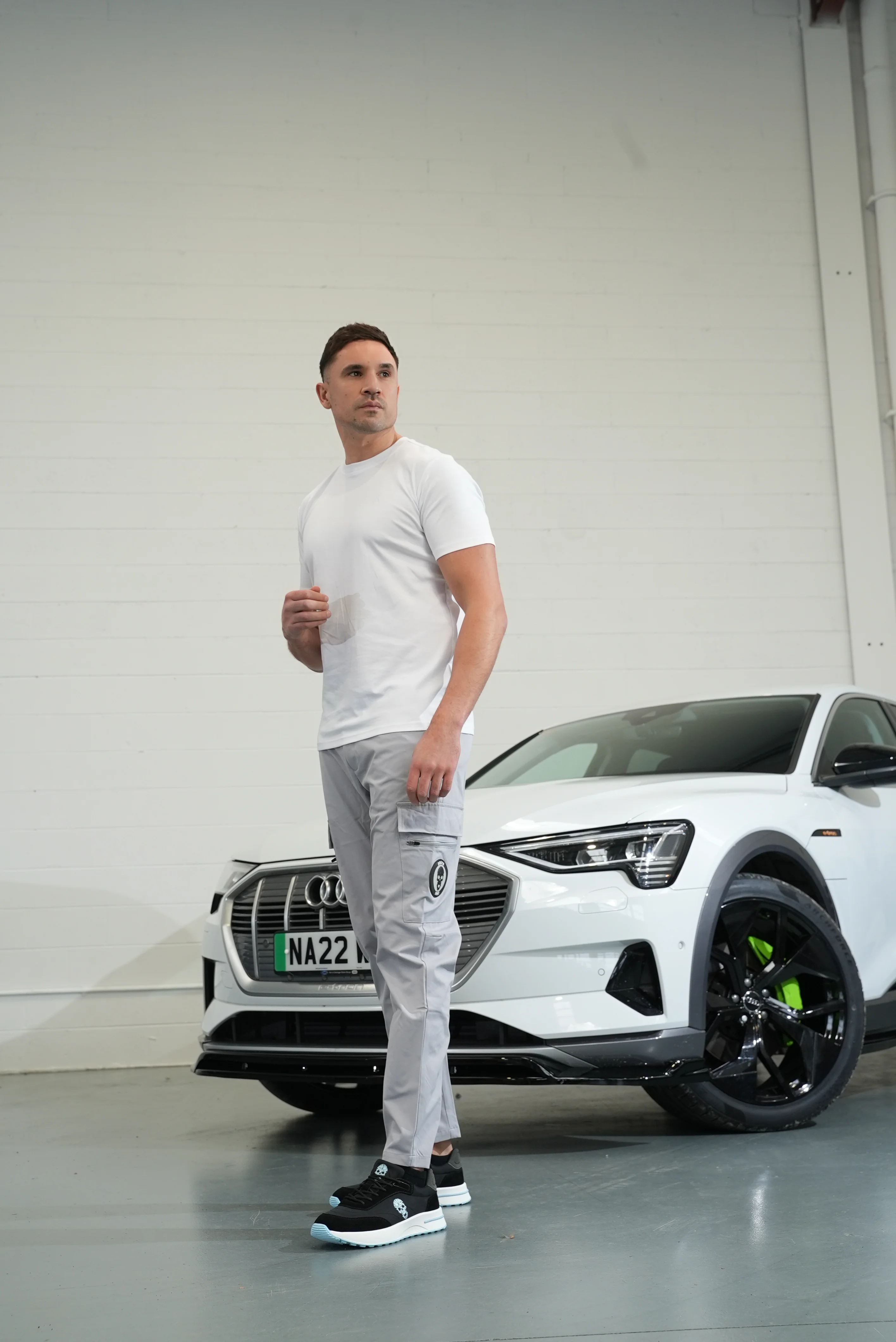 AW25 - Cargo Side Pocket Badge Grey - Image 3