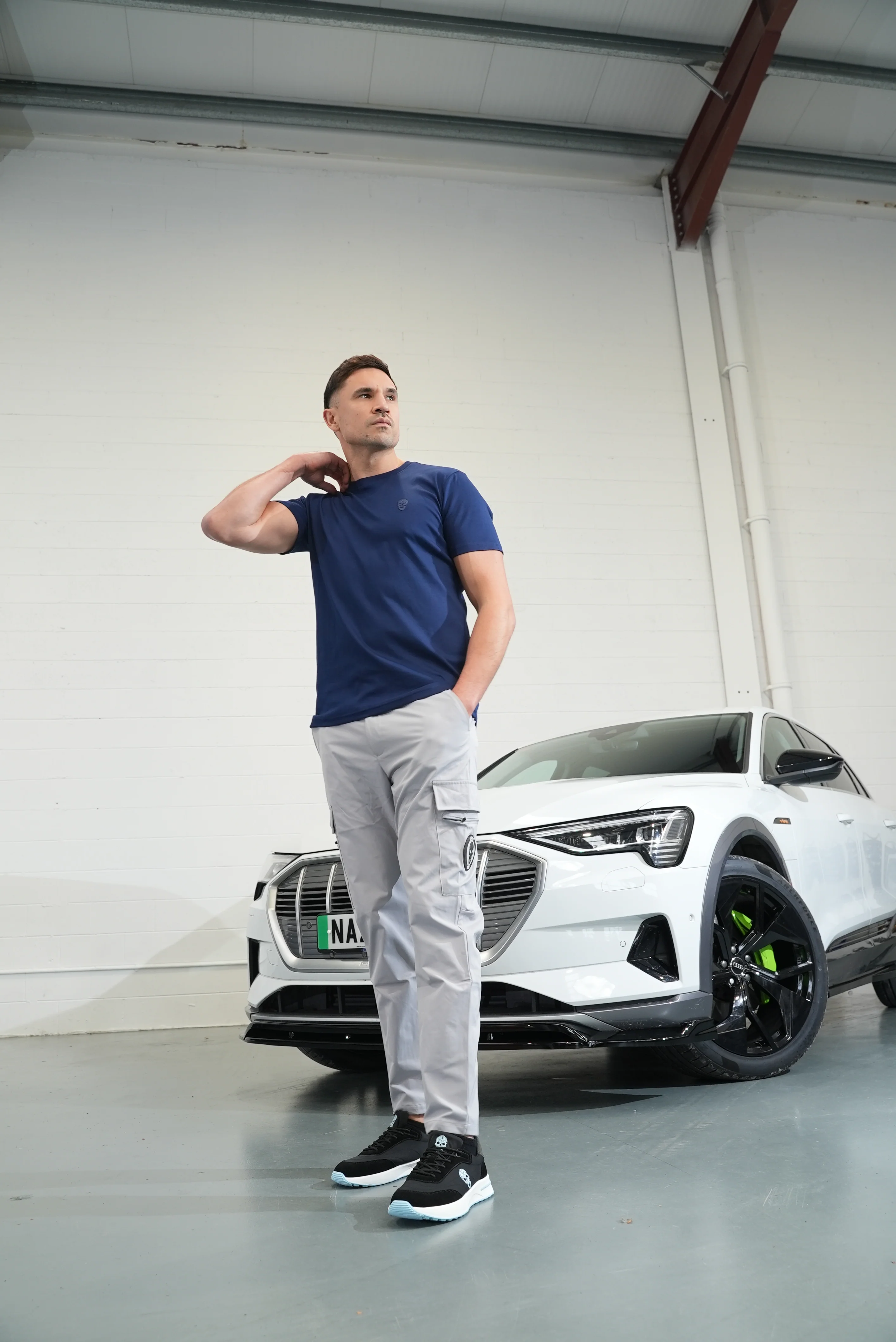 AW25 - Cargo Side Pocket Badge Grey - Image 4