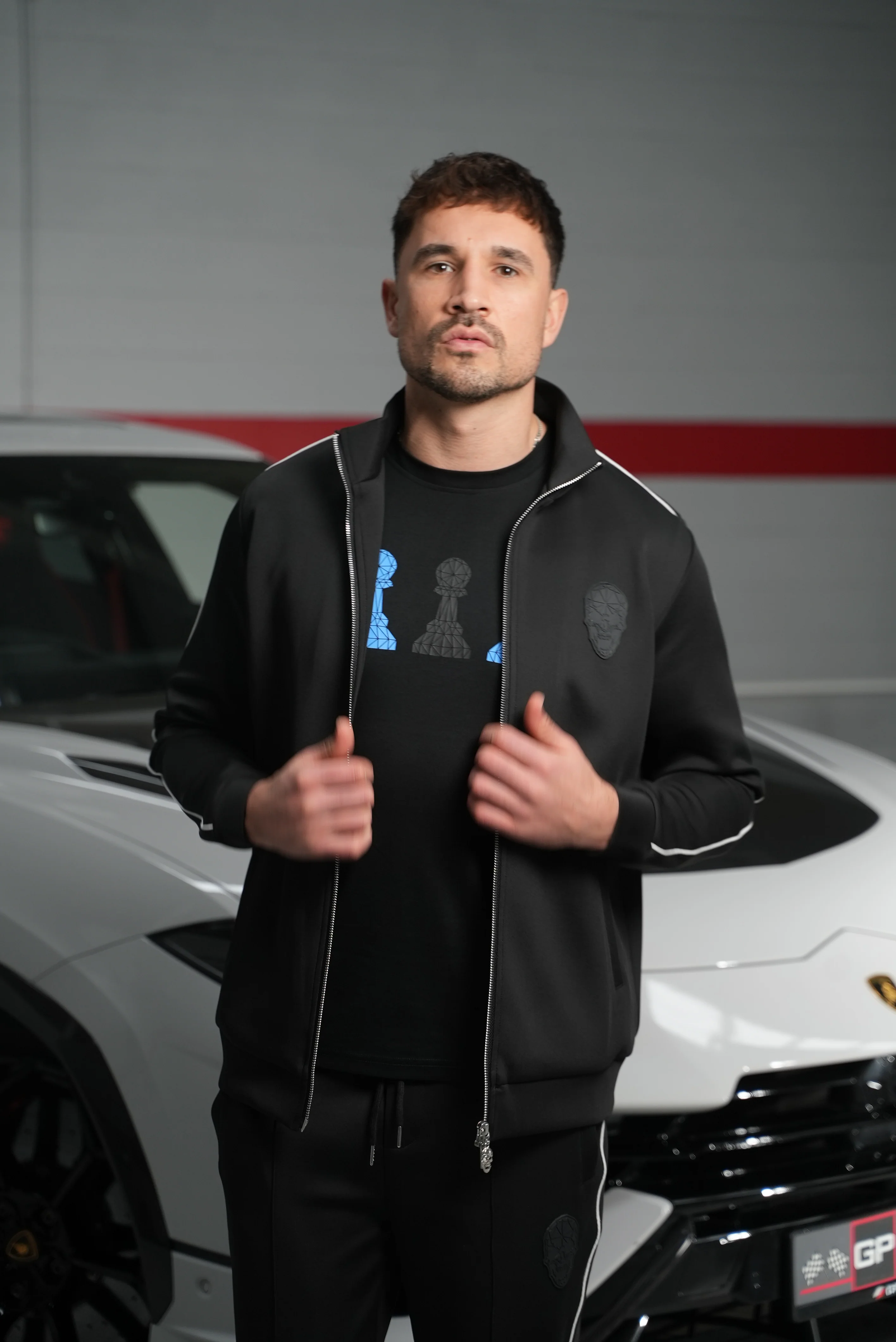 Black Skull Zip Jacket - Image 5