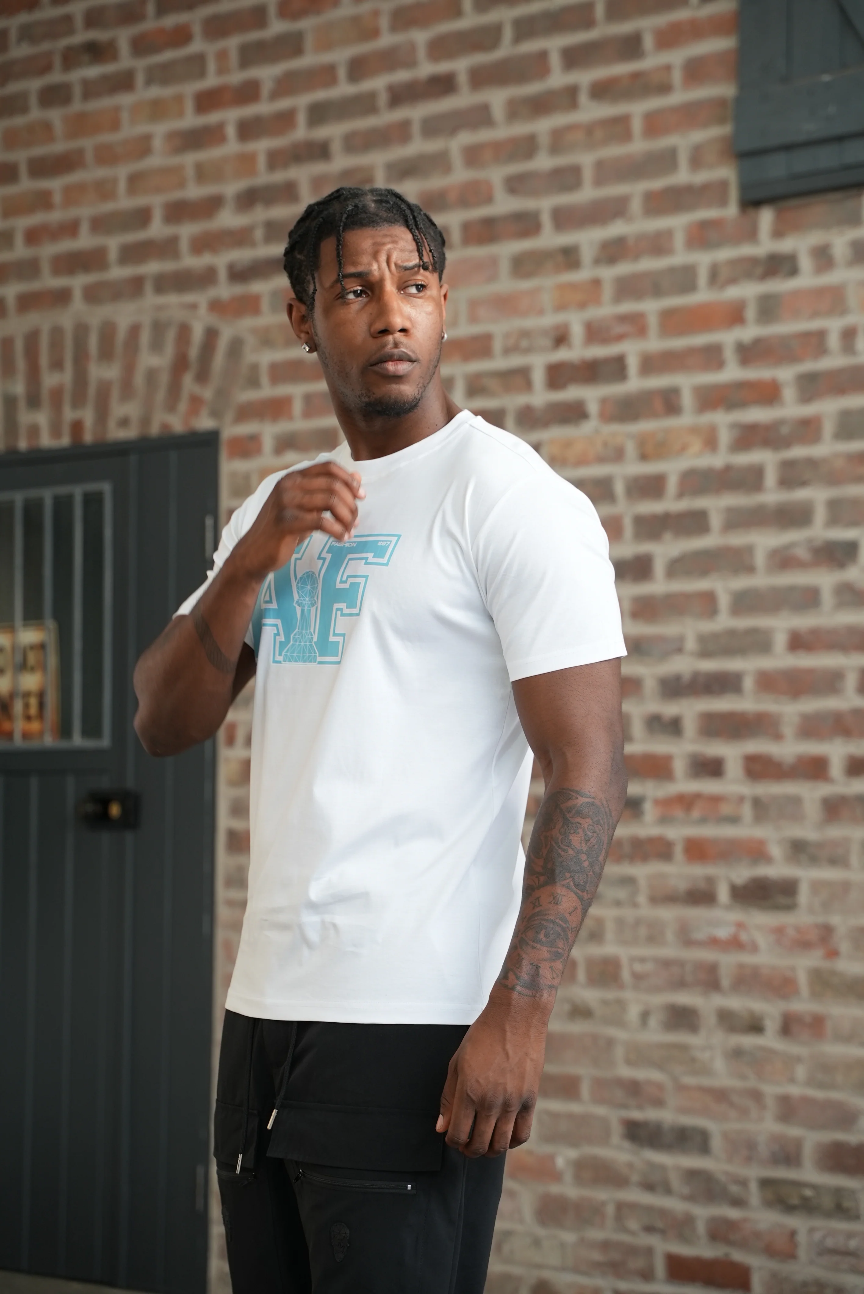 Men's AF Blue T-Shirt - Image 5