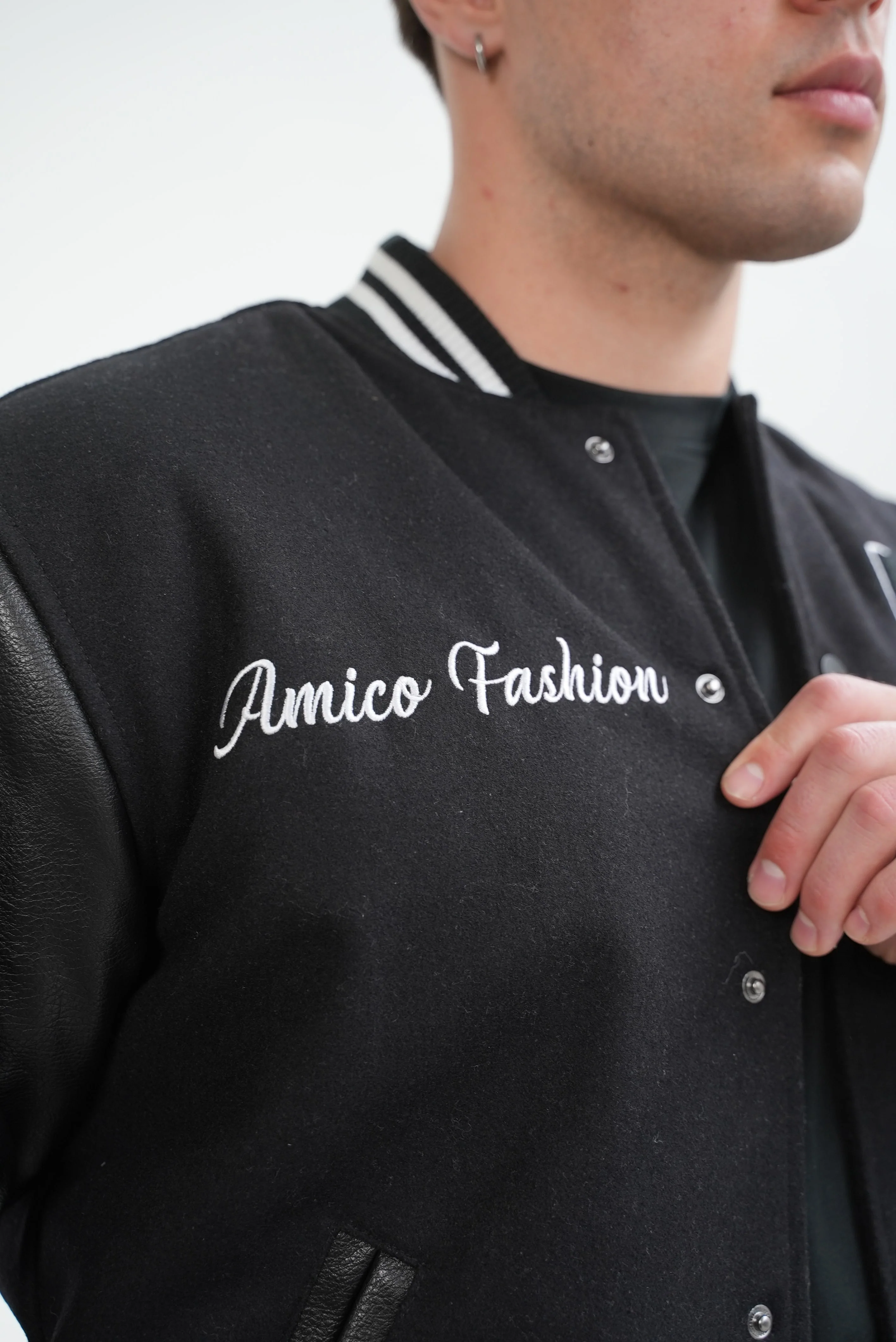 Men's Amico AF Black Jacket - Image 4
