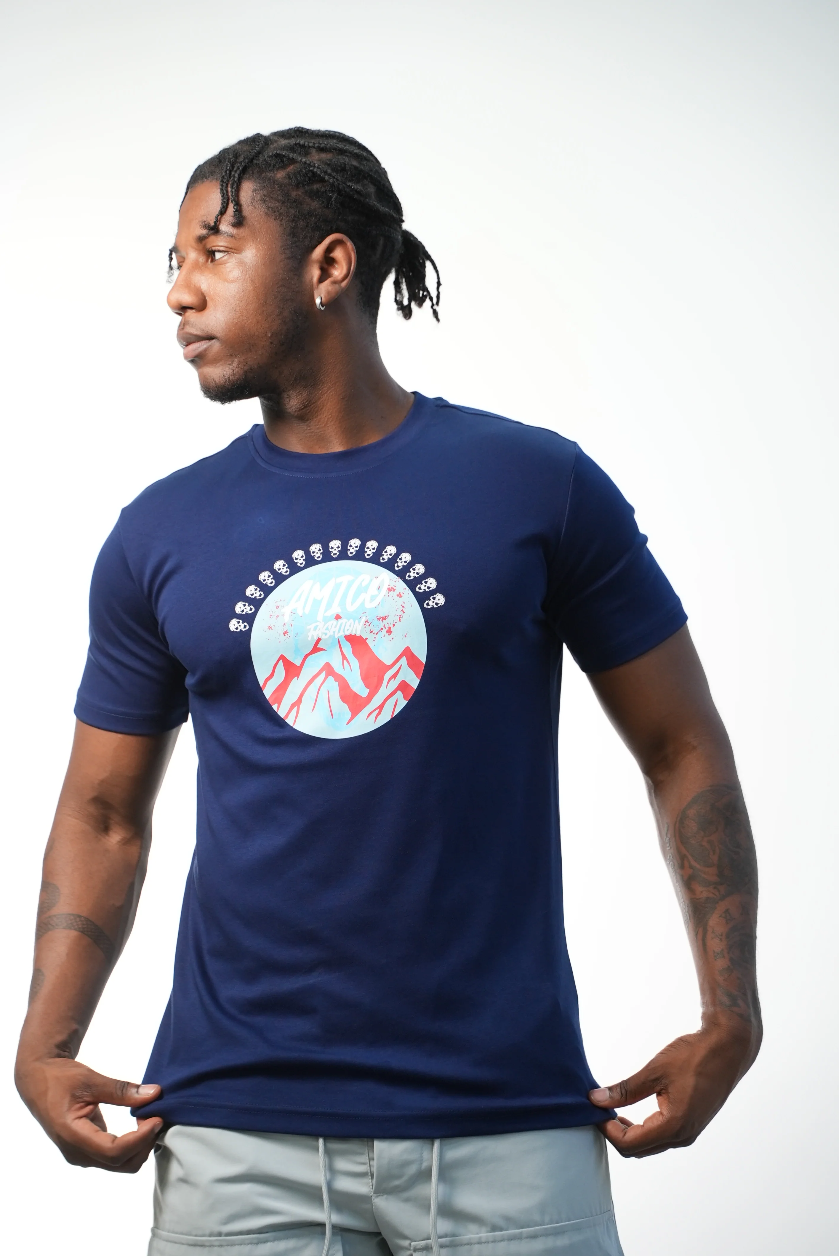Men's Blue Mountains T-Shirt - Image 3