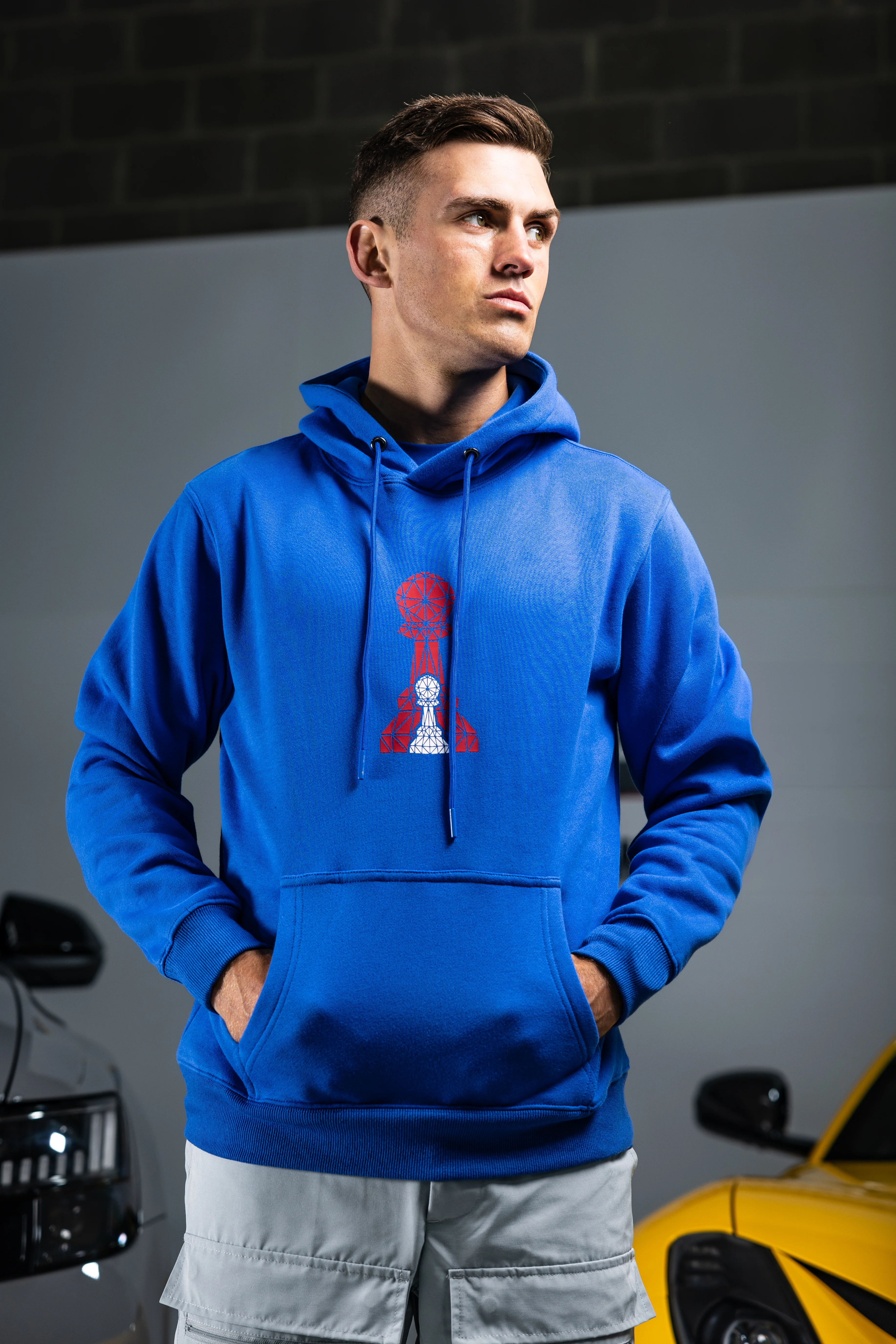 - Pawn within Pawn Hoodie Blue

- 1 Red 1 White Pawn - Image 4