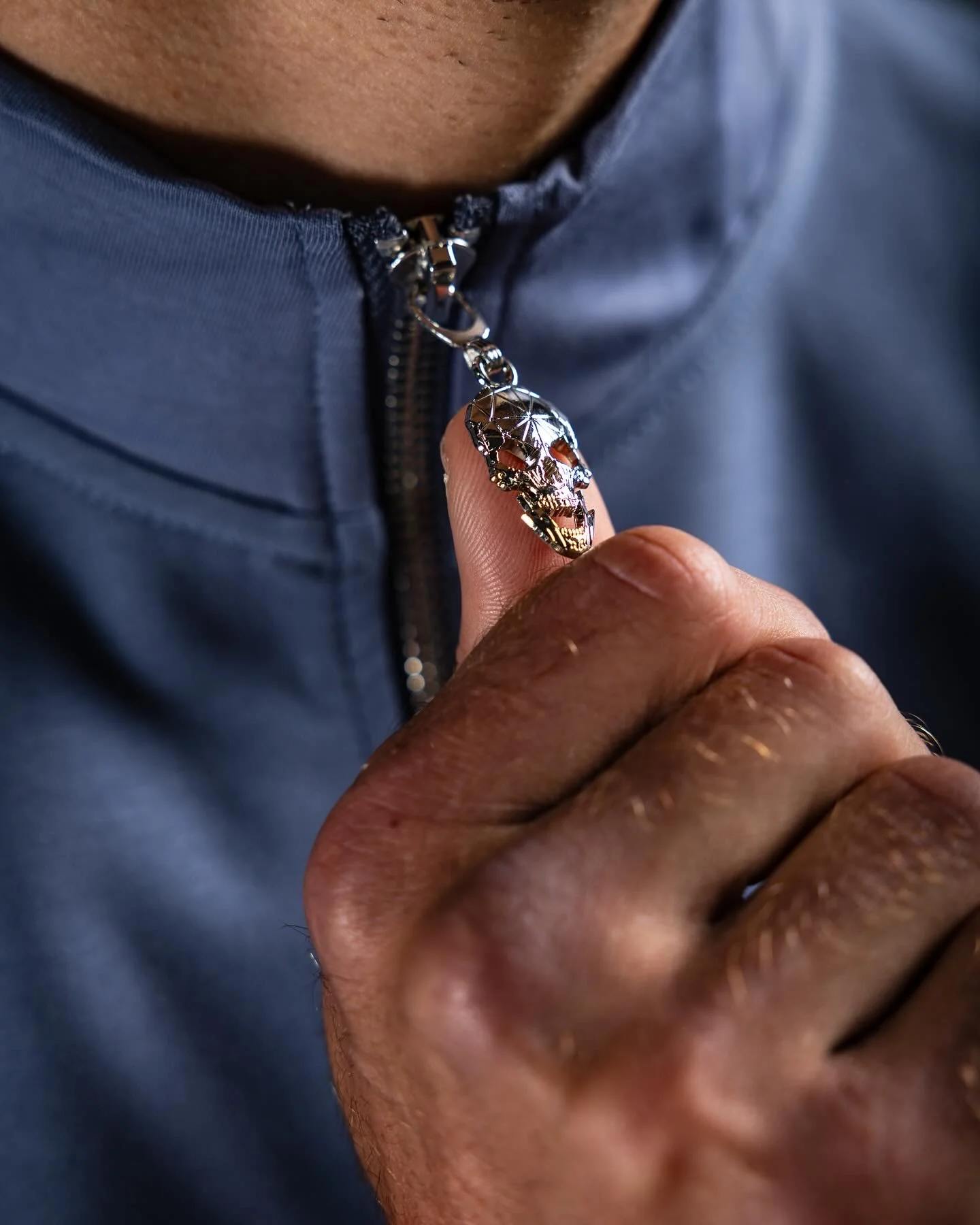 Steel Blue Half Zip - Image 5